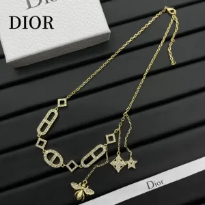 【DIOR】ネックレス、新しいネックレス万能シンプルファッションオーナメント 【DIOR】ネックレス、新しいネックレス万能シンプルファッションオーナメント