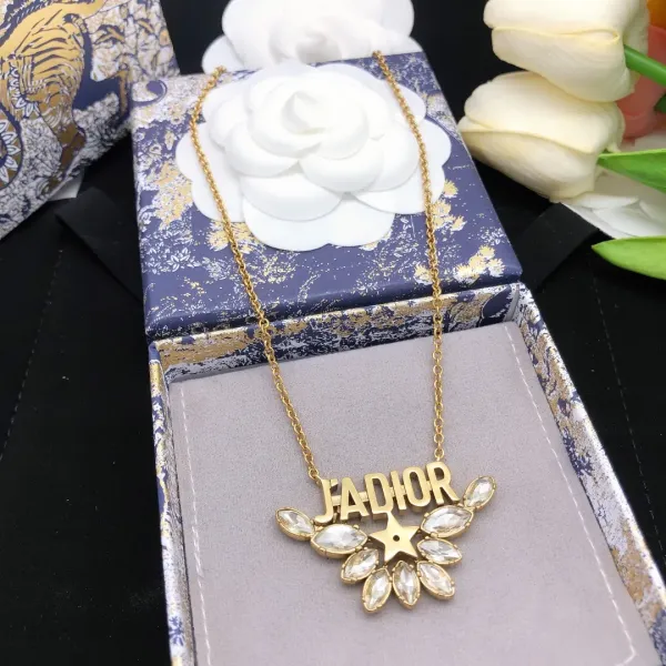 【DIOR】ネックレス、新しいネックレス万能シンプルファッションオーナメント