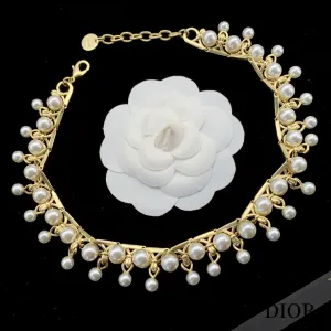 【 DIOR】ネックレス、新しいネックレス万能シンプルファッションオーナメント 【 DIOR】ネックレス、新しいネックレス万能シンプルファッションオーナメント