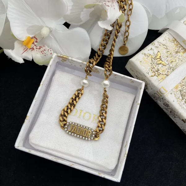 【DIOR】ネックレス、新しいネックレス万能シンプルファッションオーナメント