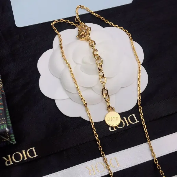 【DIOR】ネックレス、新しいネックレス万能シンプルファッションオーナメント