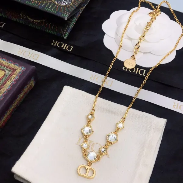 【DIOR】ネックレス、新しいネックレス万能シンプルファッションオーナメント
