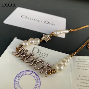 【DIOR】ネックレス、新しいネックレス万能シンプルファッションオーナメント 【DIOR】ネックレス、新しいネックレス万能シンプルファッションオーナメント