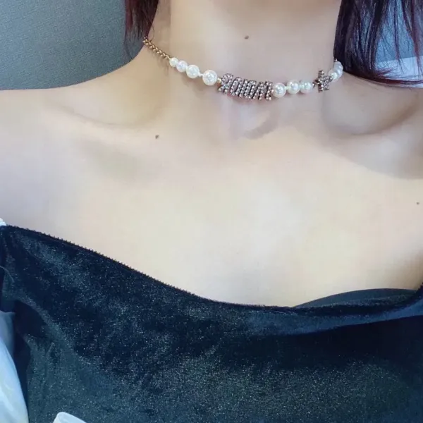 【DIOR】ネックレス、新しいネックレス万能シンプルファッションオーナメント 【DIOR】ネックレス、新しいネックレス万能シンプルファッションオーナメント