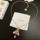 【DIOR】ネックレス、新しいネックレス万能シンプルファッションオーナメント 【DIOR】ネックレス、新しいネックレス万能シンプルファッションオーナメント