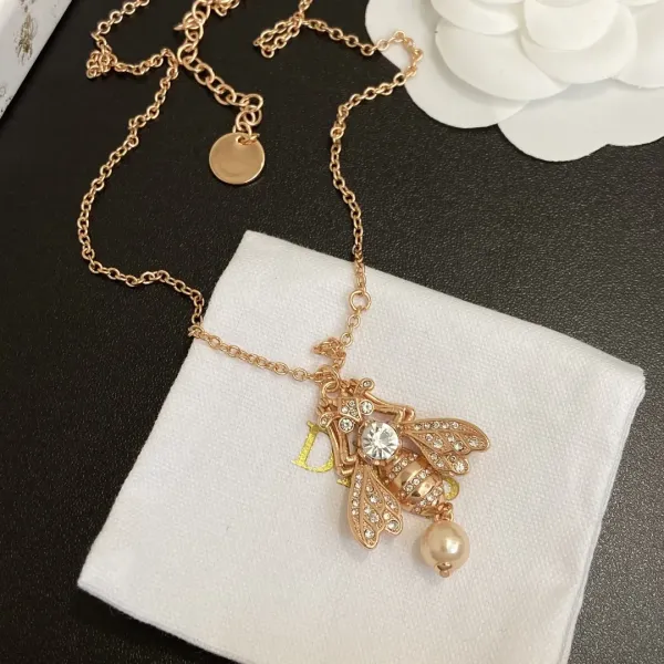 【DIOR】ネックレス、新しいネックレス万能シンプルファッションオーナメント 【DIOR】ネックレス、新しいネックレス万能シンプルファッションオーナメント