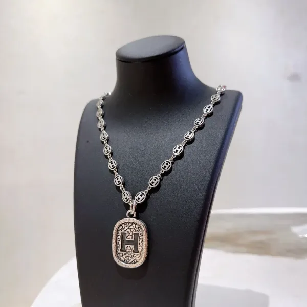 【HERMES】ネックレス、新しいネックレス万能シンプルファッションオーナメント 240730 【HERMES】ネックレス、新しいネックレス万能シンプルファッションオーナメント 240730