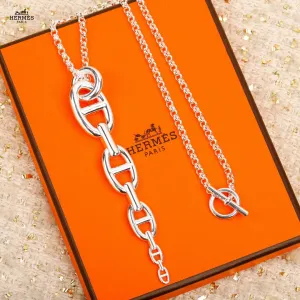 【HERMES】ネックレス、新しいネックレス万能シンプルファッションオーナメント 240730 【HERMES】ネックレス、新しいネックレス万能シンプルファッションオーナメント 240730