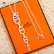 【HERMES】ネックレス、新しいネックレス万能シンプルファッションオーナメント 240730 【HERMES】ネックレス、新しいネックレス万能シンプルファッションオーナメント 240730