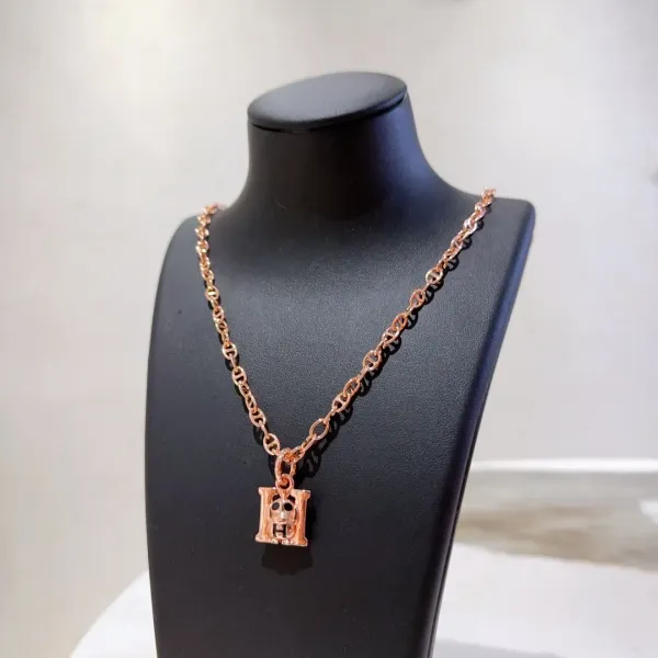 【HERMES】ネックレス、新しいネックレス万能シンプルファッションオーナメント 240730 【HERMES】ネックレス、新しいネックレス万能シンプルファッションオーナメント 240730