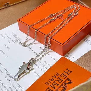 【HERMES】ネックレス、新しいネックレス万能シンプルファッションオーナメント 240730 【HERMES】ネックレス、新しいネックレス万能シンプルファッションオーナメント 240730