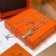 【HERMES】ネックレス、新しいネックレス万能シンプルファッションオーナメント 240730 【HERMES】ネックレス、新しいネックレス万能シンプルファッションオーナメント 240730