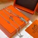 【HERMES】ネックレス、新しいネックレス万能シンプルファッションオーナメント 240730 【HERMES】ネックレス、新しいネックレス万能シンプルファッションオーナメント 240730