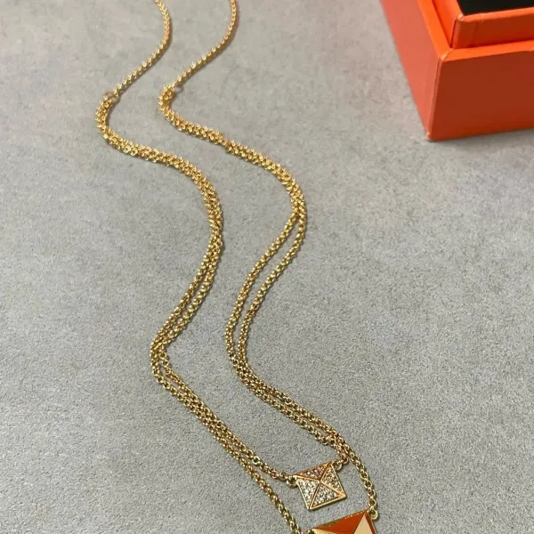 【HERMES】ネックレス、新しいネックレス万能シンプルファッションオーナメント 240730 【HERMES】ネックレス、新しいネックレス万能シンプルファッションオーナメント 240730