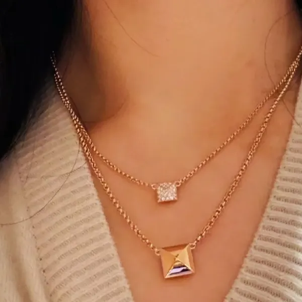 【HERMES】ネックレス、新しいネックレス万能シンプルファッションオーナメント 240730 【HERMES】ネックレス、新しいネックレス万能シンプルファッションオーナメント 240730