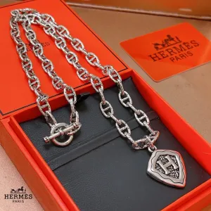 【 HERMES】ネックレス、新しいネックレス万能シンプルファッションオーナメント 2473 【 HERMES】ネックレス、新しいネックレス万能シンプルファッションオーナメント 2473