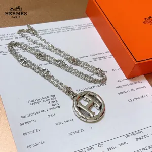 【HERMES】ネックレス、新しいネックレス万能シンプルファッションオーナメント 2473 【HERMES】ネックレス、新しいネックレス万能シンプルファッションオーナメント 2473