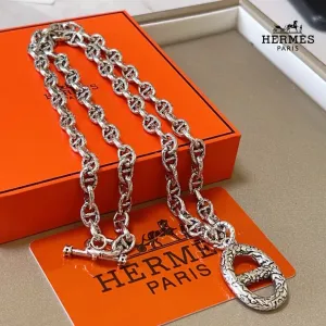 【HERMES】ネックレス、新しいネックレス万能シンプルファッションオーナメント 2473 【HERMES】ネックレス、新しいネックレス万能シンプルファッションオーナメント 2473