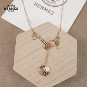 【HERMES】ネックレス、新しいネックレス万能シンプルファッションオーナメント 2473 【HERMES】ネックレス、新しいネックレス万能シンプルファッションオーナメント 2473