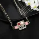 【CHANEL】ネックレス、新しいネックレス万能シンプルファッションオーナメント 240814 【CHANEL】ネックレス、新しいネックレス万能シンプルファッションオーナメント 240814