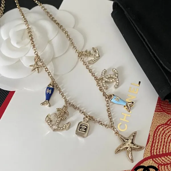 【CHANEL】ネックレス、新しいネックレス万能シンプルファッションオーナメント 240728 【CHANEL】ネックレス、新しいネックレス万能シンプルファッションオーナメント 240728