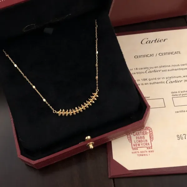 【CARTIER】ネックレス、新しいネックレス万能シンプルファッションオーナメント