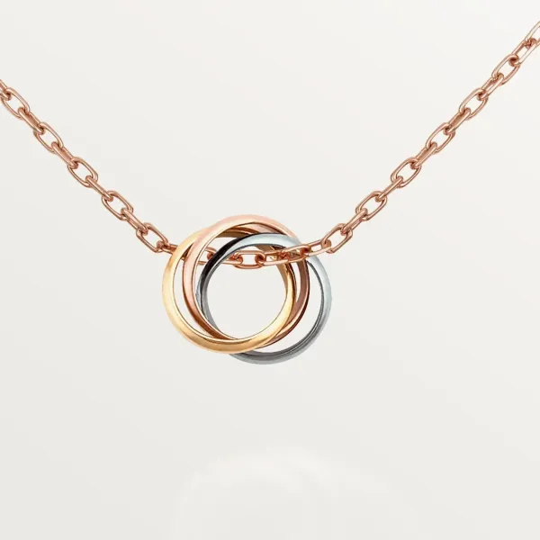 大人気！【カルティエ】ギフトに◎ トリニティ ネックレス 18K