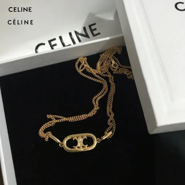 【CELINE】ネックレス、新しいネックレス万能シンプルファッションオーナメント 【CELINE】ネックレス、新しいネックレス万能シンプルファッションオーナメント