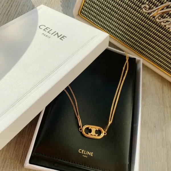 【CELINE】ネックレス、新しいネックレス万能シンプルファッションオーナメント 【CELINE】ネックレス、新しいネックレス万能シンプルファッションオーナメント