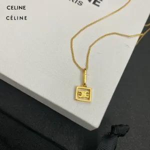 【CELINE】ネックレス、新しいネックレス万能シンプルファッションオーナメント 【CELINE】ネックレス、新しいネックレス万能シンプルファッションオーナメント