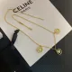 【CELINE】ネックレス、新しいネックレス万能シンプルファッションオーナメント 【CELINE】ネックレス、新しいネックレス万能シンプルファッションオーナメント