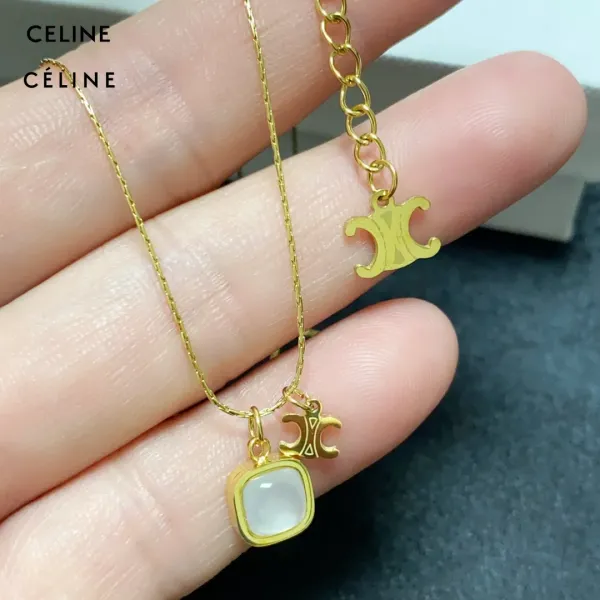 【CELINE】ネックレス、新しいネックレス万能シンプルファッションオーナメント 【CELINE】ネックレス、新しいネックレス万能シンプルファッションオーナメント