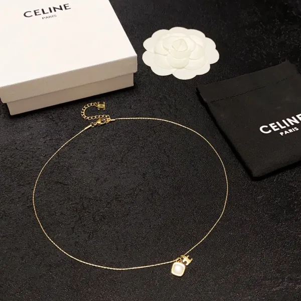 【CELINE】ネックレス、新しいネックレス万能シンプルファッションオーナメント 【CELINE】ネックレス、新しいネックレス万能シンプルファッションオーナメント