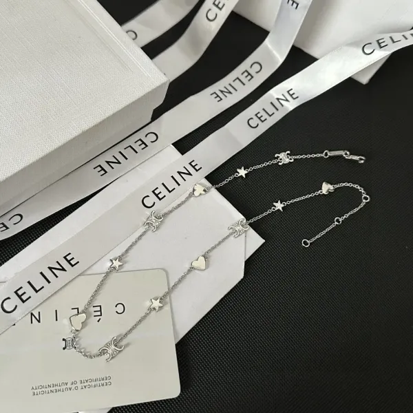 【CELINE】ネックレス、新しいネックレス万能シンプルファッションオーナメント 【CELINE】ネックレス、新しいネックレス万能シンプルファッションオーナメント