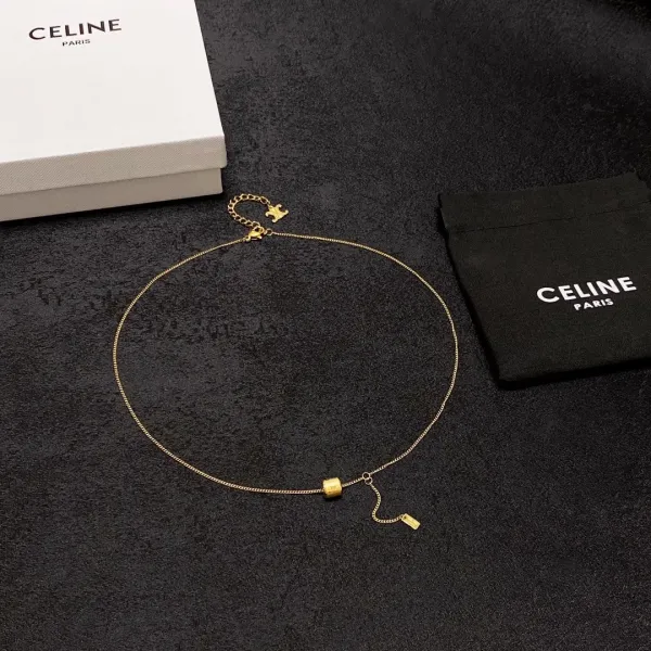 【CELINE】ネックレス、新しいネックレス万能シンプルファッションオーナメント 【CELINE】ネックレス、新しいネックレス万能シンプルファッションオーナメント