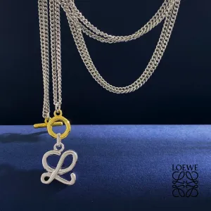 【LOEWE】ネックレス、新しいネックレス万能シンプルファッションオーナメント 2474 【LOEWE】ネックレス、新しいネックレス万能シンプルファッションオーナメント 2474