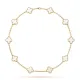 【Vancleef & Arpels】 ヴィンテージ アルハンブラ ネックレス、10モチーフ 【Vancleef & Arpels】 ヴィンテージ アルハンブラ ネックレス、10モチーフ