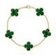 【Vancleef & Arpels】 ヴィンテージ アルハンブラ ブレスレット、5モチーフ 【Vancleef & Arpels】 ヴィンテージ アルハンブラ ブレスレット、5モチーフ