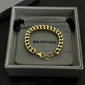 【BALENCIAGA】ブレスレット、ファッションシンプルなスタイル 【BALENCIAGA】ブレスレット、ファッションシンプルなスタイル