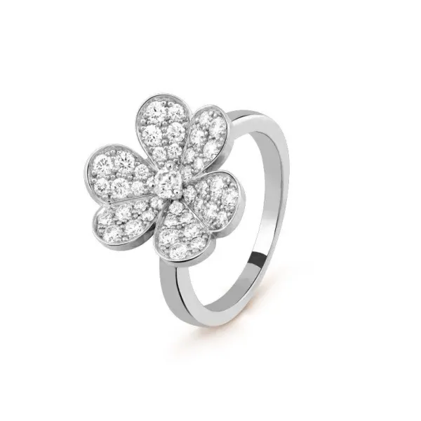 【Vancleef & Arpels】 フリヴォル リング、1フラワー