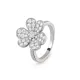 【Vancleef & Arpels】 フリヴォル リング、1フラワー
