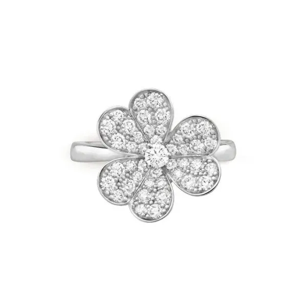 【Vancleef & Arpels】 フリヴォル リング、1フラワー