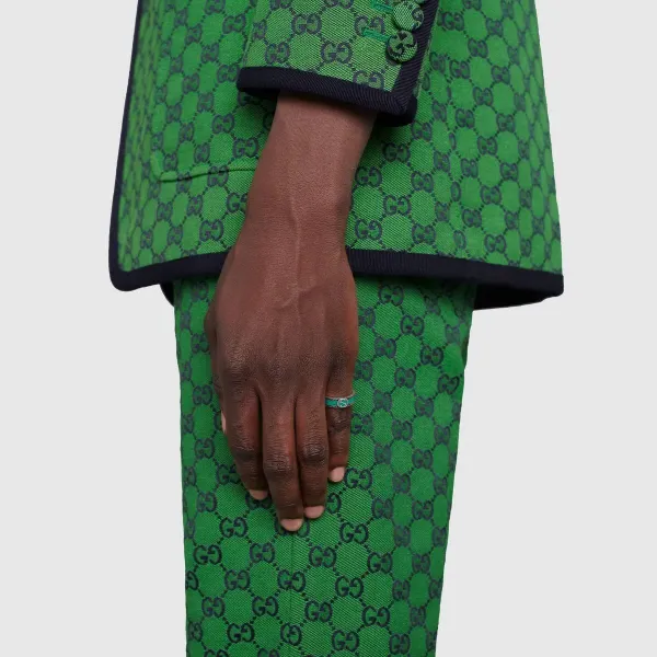 GUCCI エナメル インターロッキングG ブレスレット