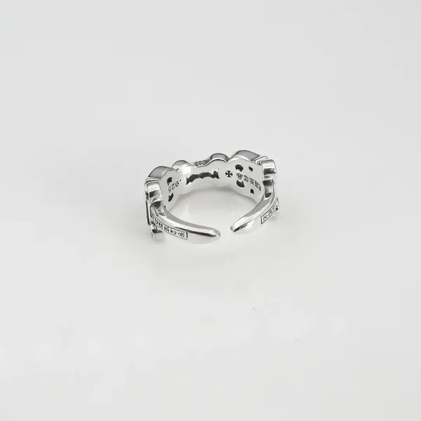 【Chrome Hearts】  男性と女性のためのクロエハートファッションパーソナリティリング