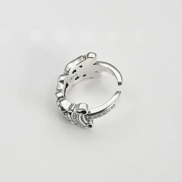 【Chrome Hearts】  男性と女性のためのクロエハートファッションパーソナリティリング
