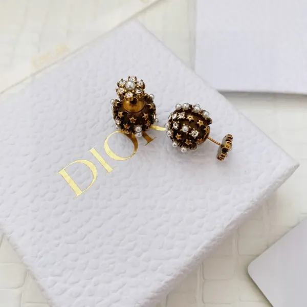 【DIOR】 ディオール ファッションスタイルのイヤリング 【DIOR】 ディオール ファッションスタイルのイヤリング