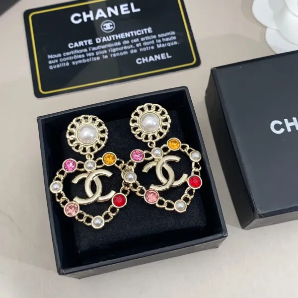 【CHANEL 】 シャネル ファッションスタイルのイヤリング 【CHANEL 】 シャネル ファッションスタイルのイヤリング