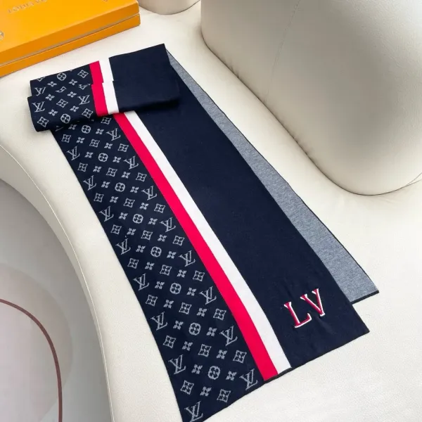 【LV LOUIS VUITTON ルイ·ヴィトン】 スカーフ 180*32cm 241107 【LV LOUIS VUITTON ルイ·ヴィトン】 スカーフ 180*32cm 241107