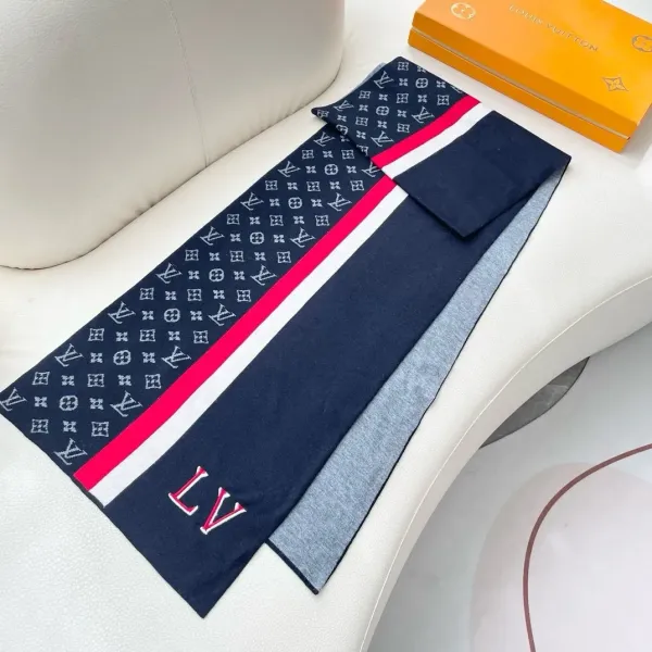 【LV LOUIS VUITTON ルイ·ヴィトン】 スカーフ 180*32cm 241107 【LV LOUIS VUITTON ルイ·ヴィトン】 スカーフ 180*32cm 241107