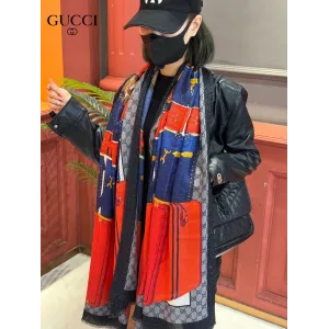 【GUCCI グッチ】スカーフ  110*200CM  241209